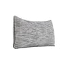 Sam Lumbar Accent Throw Pillow 16x36 Textured Cotton Blend Gray