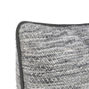 Sam Lumbar Accent Throw Pillow 16x36 Textured Cotton Blend Gray