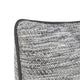 Sam Lumbar Accent Throw Pillow 16x36 Textured Cotton Blend Gray