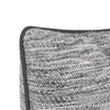 Sam Lumbar Accent Throw Pillow 16x36 Textured Cotton Blend Gray