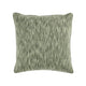Sam Square Accent Throw Pillow 22 Inch Cotton Blend Cedar Green