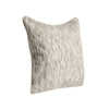 Sam Square Accent Throw Pillow 22 Inch Cotton Blend Textured Beige