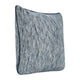 Sam Square Accent Throw Pillow 22 Inch Cotton Blend Textured Blue