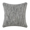 Sam Square Accent Throw Pillow, 22 Inch, Cotton Blend Textured Gray