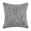 Sam Square Accent Throw Pillow, 22 Inch, Cotton Blend Textured Gray