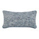 Sam Lumbar Accent Throw Pillow, 14x26, Cotton Blend Blue Texture