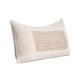 Lumbar Accent Throw Pillow 14x26 Beige Cotton Handwoven Brown Jute BM331937