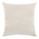 Square Accent Throw Pillow 22 Inch Ivory Cotton Brown Leather Jute BM331946