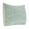 Lumbar Accent Throw Pillow 14 x 26 Green Linen Hand Knit Texture BM331950