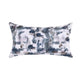 Lumbar Accent Throw Pillow, 14x26, Cotton Linen, Blue Watercolor Print