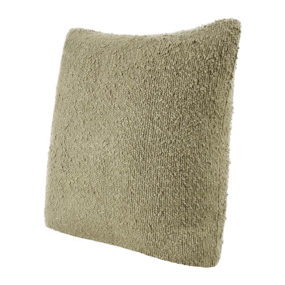 Sue Square Accent Throw Pillow 14x26 Square Cotton Blend Wheat Green BM331953