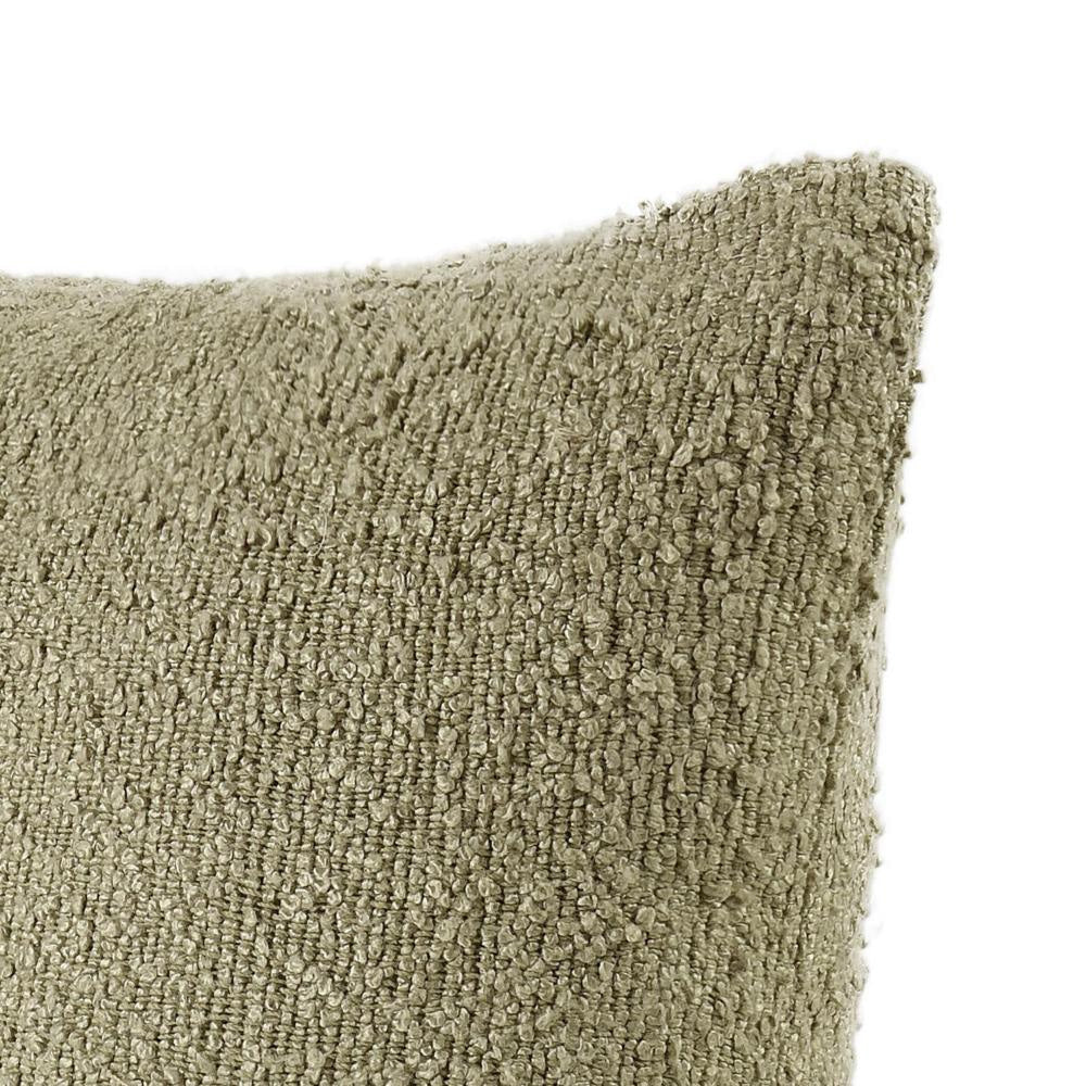 Sue Square Accent Throw Pillow 14x26 Square Cotton Blend Wheat Green BM331953