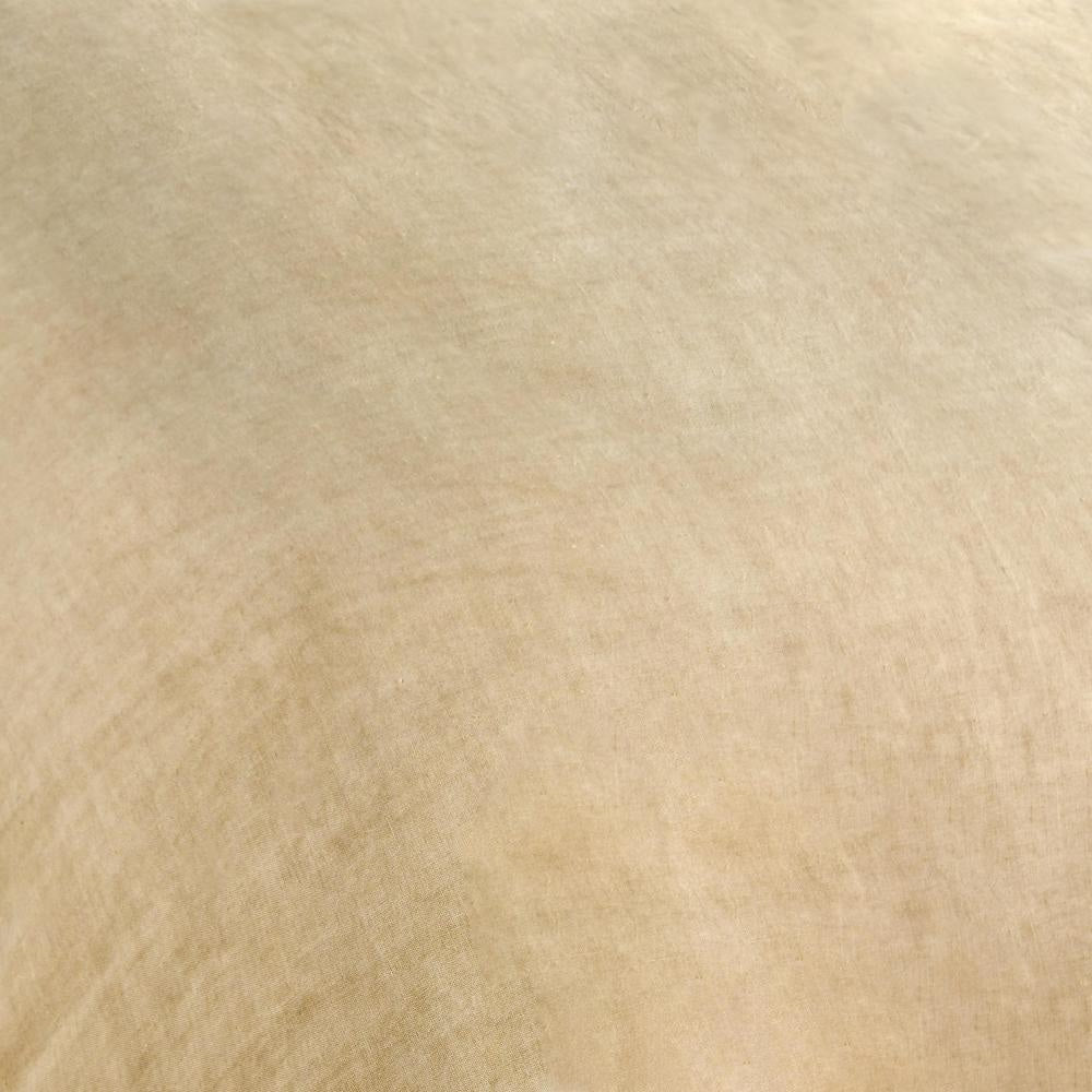 Paula King Size Duvet Soft Ochre Amber Stone Washed Hemp Cotton Back BM331959