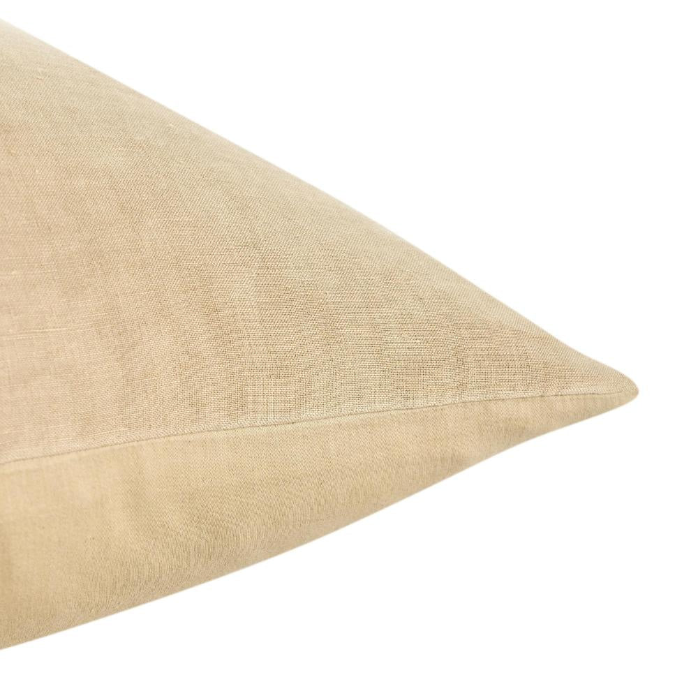 Paula Square Euro Pillow Sham Amber Soft Stone Washed Hemp 26 Inch BM331962