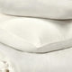 Paula 3 Piece King Duvet Set Ivory Soft Stone Washed Hemp Cotton BM331964