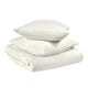 Paula 3 Piece Queen Duvet Set Ivory Extra Soft Stone Washed Hemp BM331965