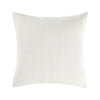 Paula Square Euro Pillow Sham, Soft Ivory Stone Washed Hemp, 26 Inch