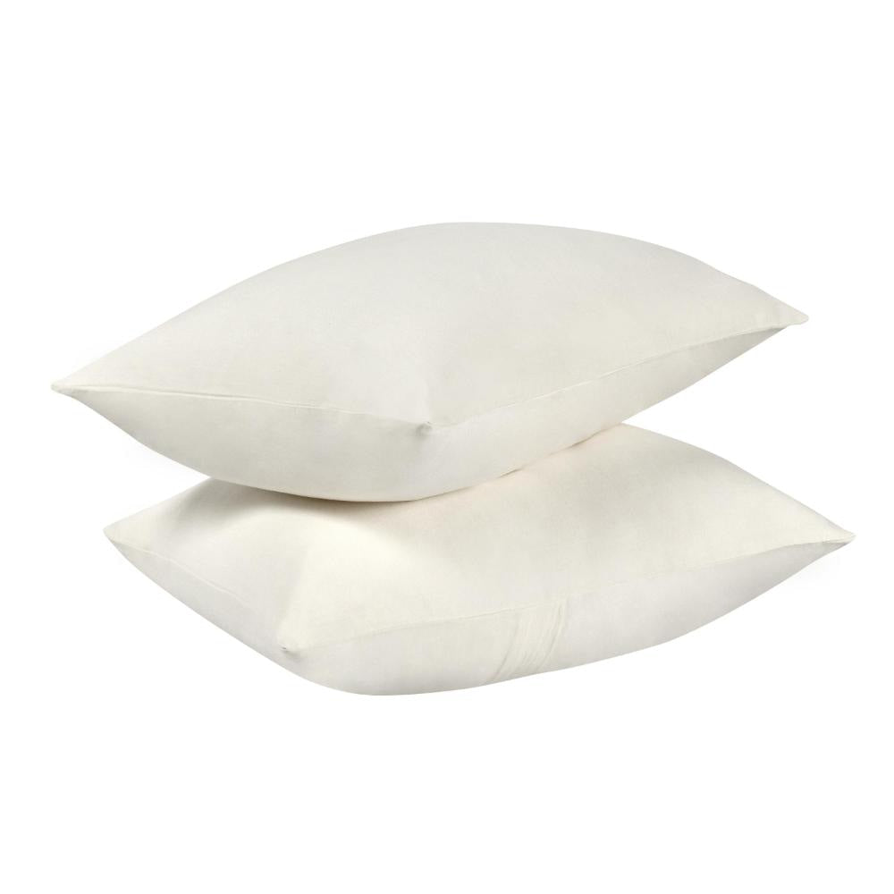 Paula Standard Pillow Sham Ivory Extra Soft Stone Washed Hemp 20x26 BM331970