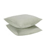 Savi Square Euro Pillow Sham Sage Linen Cotton Cashmere 26 Inch BM331976