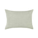 Savi Standard Pillow Sham, Sage Green Linen, Cotton, Cashmere, 20x26