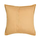 Romie Square Euro Pillow Sham Honey Gold Rayon Velvet Cotton 26 Inch BM331984