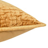 Romie Square Euro Pillow Sham Honey Gold Rayon Velvet Cotton 26 Inch BM331984