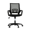 Sely Rolling Office Chair 35 Inch Adjustable Height and Black Mesh BM331998