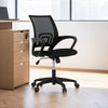 Sely Rolling Office Chair, 35 Inch Adjustable Height and Black Mesh