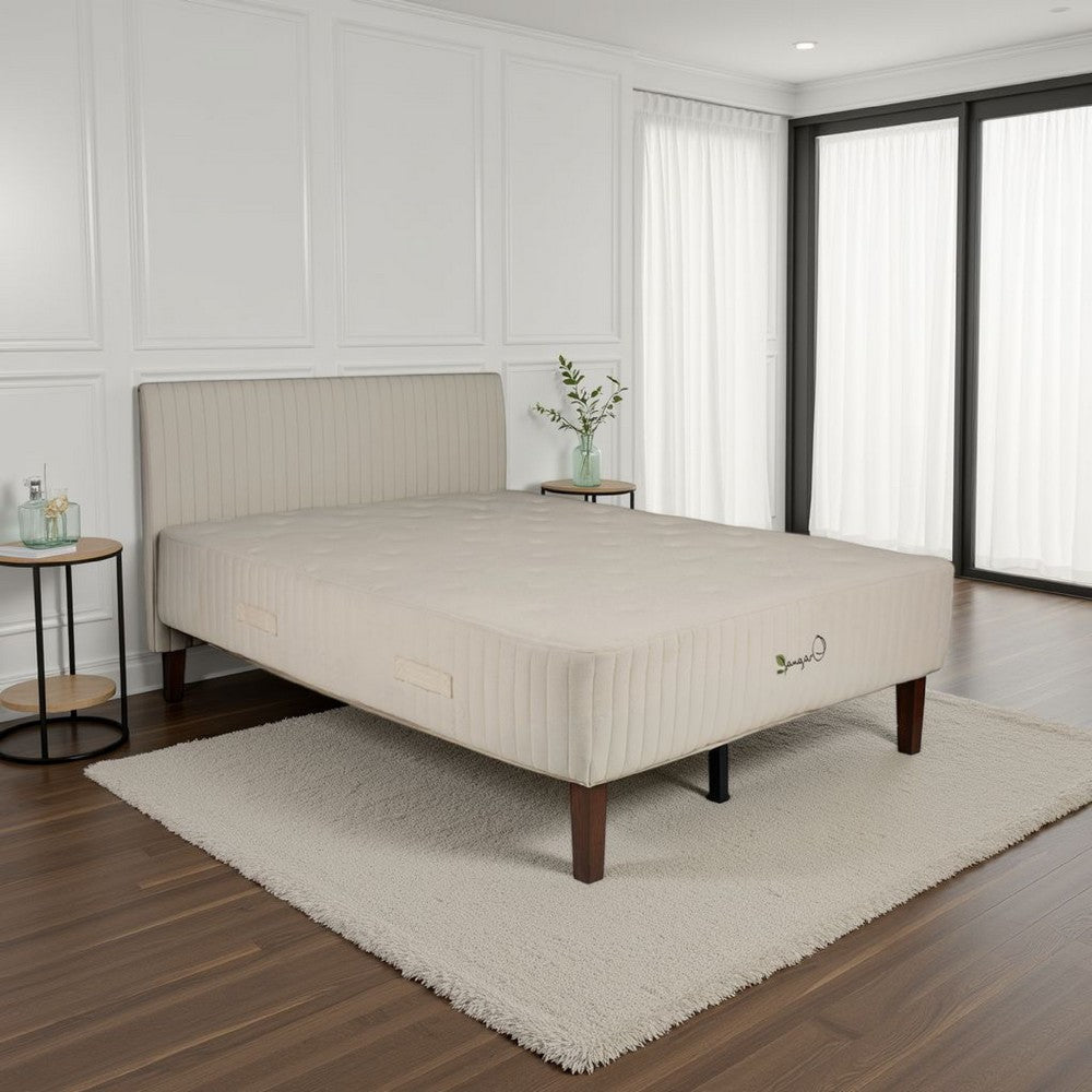 Wils Queen Mattress, Pocket Spring Super Plush Organic Latex, 12 Inch