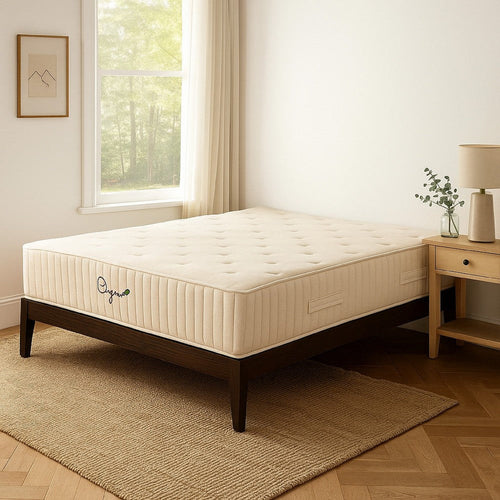 Wils Queen Size Mattress, Pocket Spring Plush Organic Latex, 10 Inch