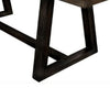 Ross Dining Table Rich Brown Black Mango Wood Rectangular 78 Inch BM332036