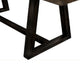 Ross Dining Table Rich Brown Black Mango Wood Rectangular 78 Inch BM332036
