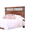 Umey California King Size Bed Cinnamon Brown Parota Mango Wood