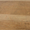 Ebb Dining Table 60 Inch Round Top Trestle Base Brown Pine Wood BM332083