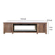 Umey TV Console with Electric Fireplace Remote 93 Inch Medium Brown BM332131
