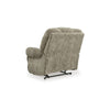 Ashley Mikey Manual Recliner Chair Zero Wall Plush Taupe Polyester Velvet BM332169