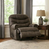 Ashley Ikra Zero Wall Manual Recliner Chair, Tufted Gray Faux Leather