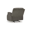 Ashley Lyla Manual Rocker Recliner Chair Bustle Back Brindle Gray Polyester BM332173