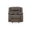 Ashley Perth Manual Rocker Recliner Chair Soft Foam Slate Gray Faux Leather BM332180