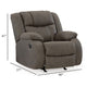 Ashley Perth Manual Rocker Recliner Chair Soft Foam Slate Gray Faux Leather BM332180
