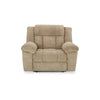 Ashley Kendy Power Recliner Chair Adjustable Headrest Beige Brown Polyester BM332188