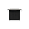 Ashley Tira Outdoor Fire Pit Table Adjustable Flame 58 Inch Black Wicker BM332205