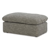 Ashley Yezi Ottoman Bench 24x42 Feather Fill Modern Granite Gray Polyester BM332211