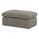 Ashley Yezi Ottoman Bench 24x42 Feather Fill Modern Granite Gray Polyester BM332211