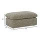 Ashley Yezi Ottoman Bench 24x42 Feather Fill Modern Granite Gray Polyester BM332211