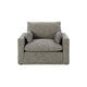 Ashley Yezi Armchair 2 Pillows Granite Gray Polyester Reversible Cushions BM332212