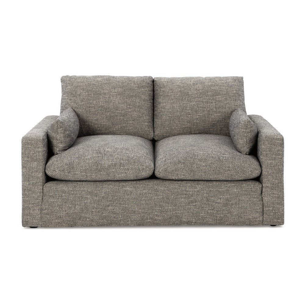 Ashley Yezi Loveseat 64 Inch 2 Pillows Granite Gray Polyester Foam Fill BM332213