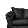 Ashley Dari Sofa Classic Black Polyester Foam Pillow Top Arms 89 Inch