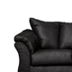 Ashley Dari Sofa Classic Black Polyester Foam Pillow Top Arms 89 Inch