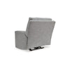 Ashley Cloe Power Recliner Chair Adjustable Back Gray Performance Nuvella BM332241